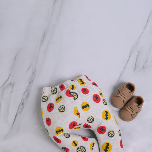 Marvel Printed Oatmeal Fleece Pajama