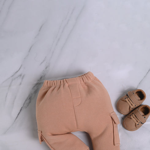 1-Pack Cargo Fleece Pajama (Light Brown)