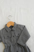 Non-Denim Baby Jumpsuit (Olive Green)