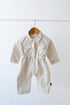 Non-Denim Baby Jumpsuit (Oatmeal)