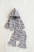 Choco Bow Fleece Hooded Set