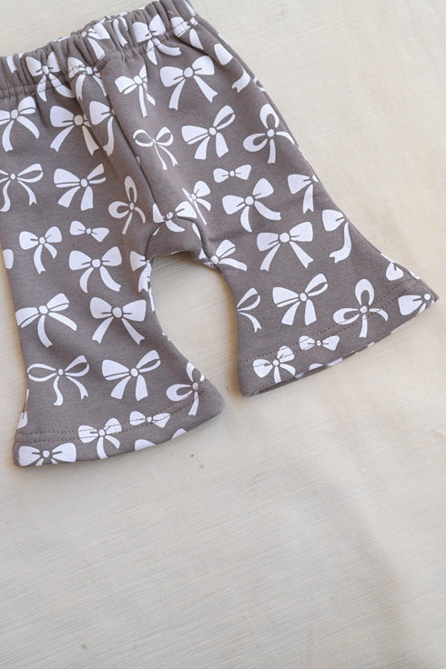 Choco Bow Fleece Hooded Set