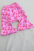 Pink Bow Fleece Hooded Set