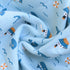 Ocean Themed Fleece Hooded Sleepsuit
