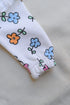 Blossom Printed Frilled Zipper Fleece Footed Sleepsuit