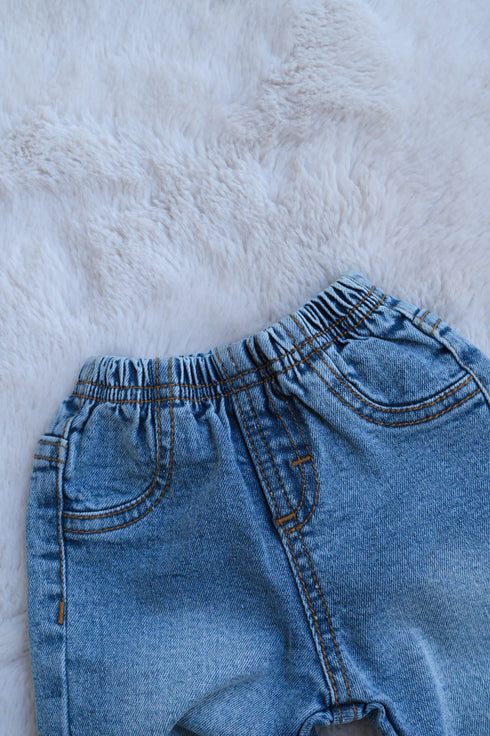 Denim Jacket Set (Light Blue)