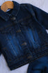 Denim Jacket Set (Dark Blue)