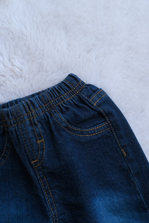 Denim Jacket Set (Dark Blue)