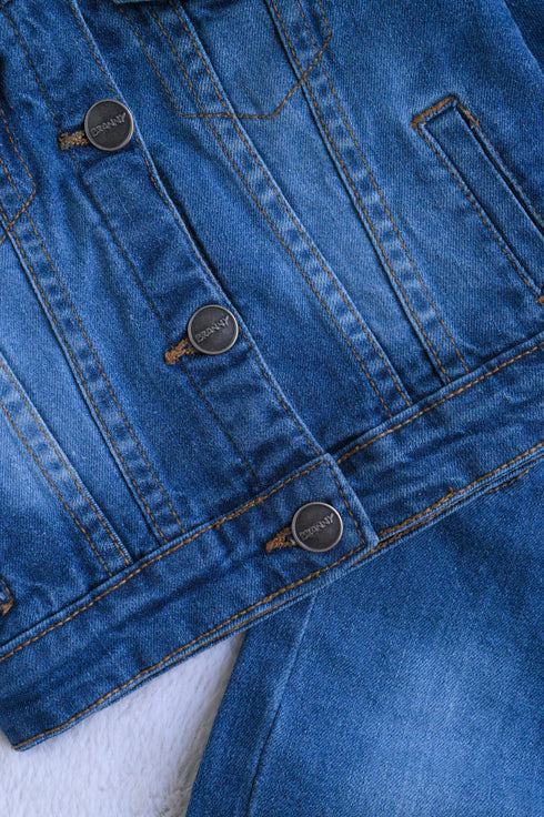 Denim Jacket Set (Medium Blue)