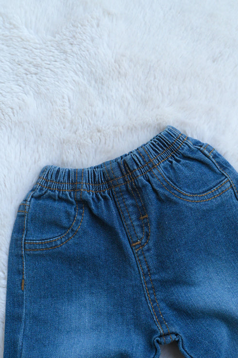 Denim Jacket Set (Medium Blue)