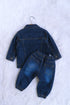 Denim Jacket Set (Dark Blue)