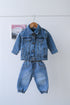 Denim Jacket Set (Light Blue)