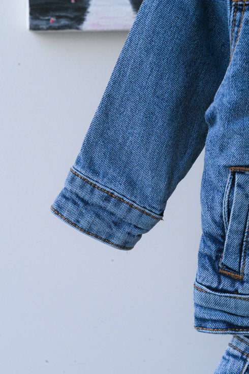 Denim Jacket Set (Light Blue)