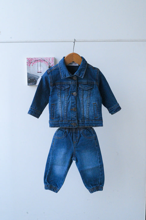 Denim Jacket Set (Medium Blue)