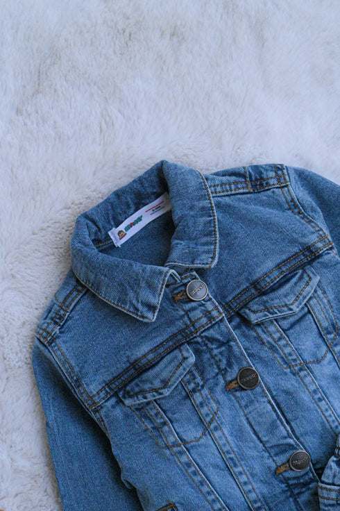 Denim Jacket Set (Light Blue)