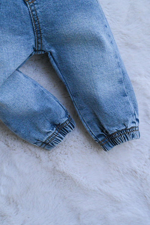 Denim Jacket Set (Light Blue)