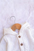 Off-White Hooded Jacquard Knit Sleepsuit