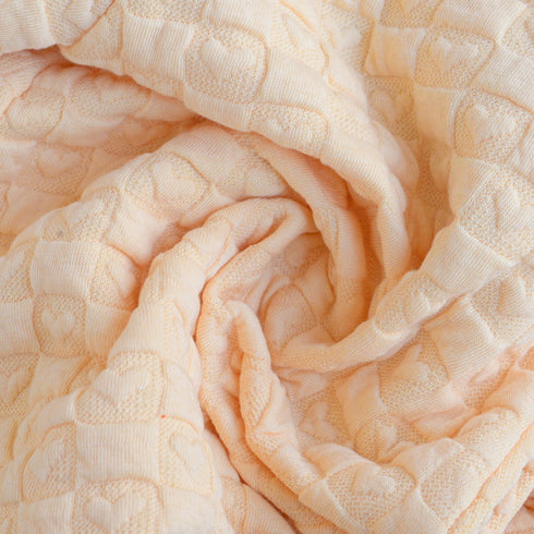 Lemon Jacquard Knit Button-Up Sleepsuit