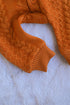 Brown Hooded Jacquard Knit Sleepsuit