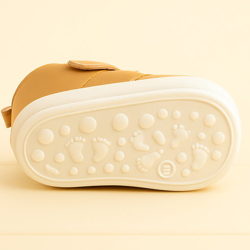 Brown Baby Sneaker with Velcro Strap