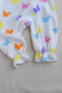 Butterfly Bliss Frilled Fleece Hooded Sleepsuit