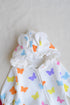 Butterfly Bliss Frilled Fleece Hooded Sleepsuit