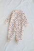 Cream Bear Printed Fleece Footed Sleepsuit