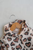 Leopard Love Fleece Hooded Sleepsuit