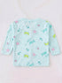 Little Ocean Full Sleeve Night Suit (Light Sea Green)