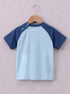 Playful Dino Raglan Interlock Short Set