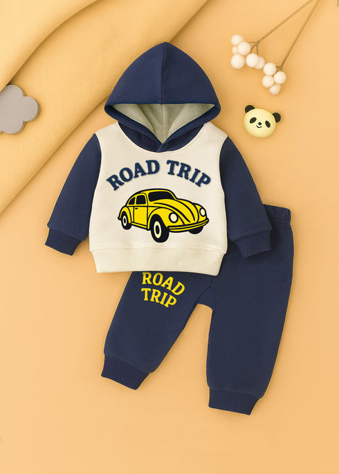 Road Trip Fleece Hooded Set