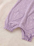 Lilac Polka Dot Frilled Romper