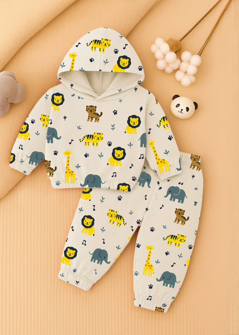 Little Safari Fleece Hooded Set