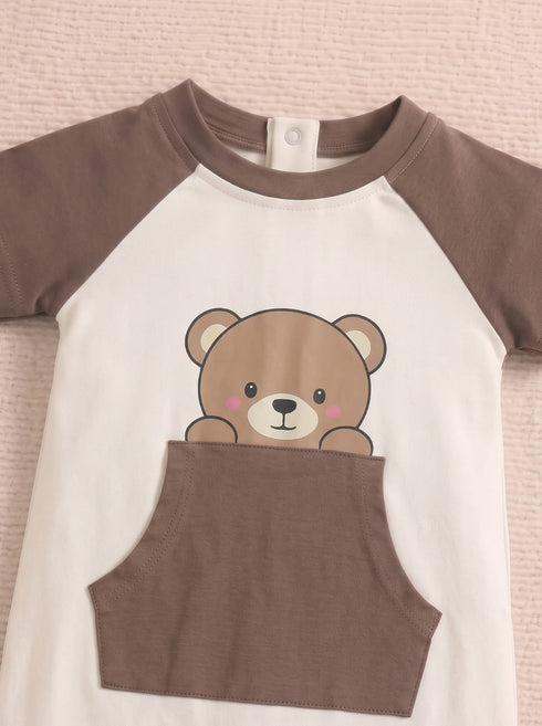 Cuddle Bear Buttoned Romper