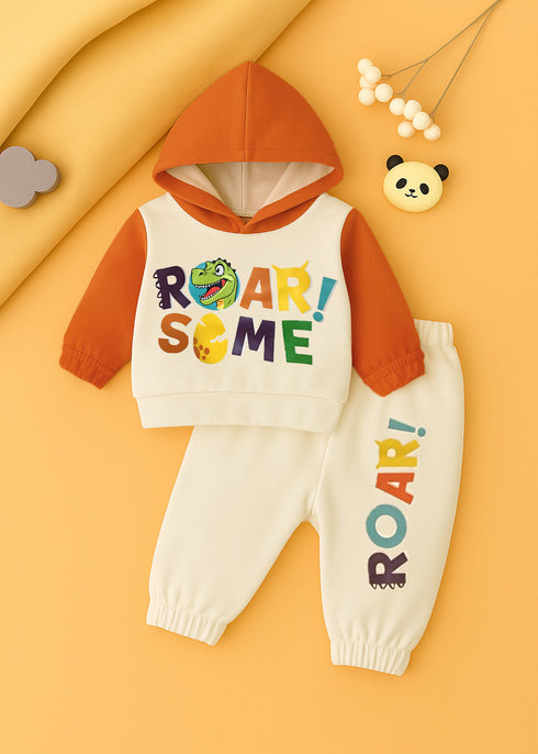 Roarsome Dino Fleece Hooded Set