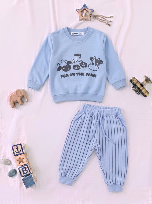Farm Friends Fleece Sweatshirt Set