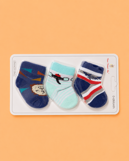 3 Pcs Baby Socks Gift Set