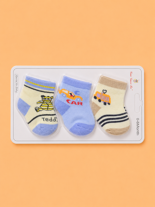 3 Pcs Baby Socks Gift Set