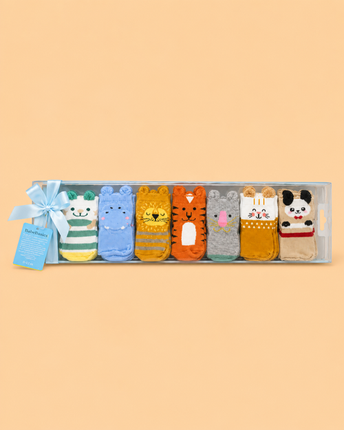 7 Pcs Baby Socks Gift Set
