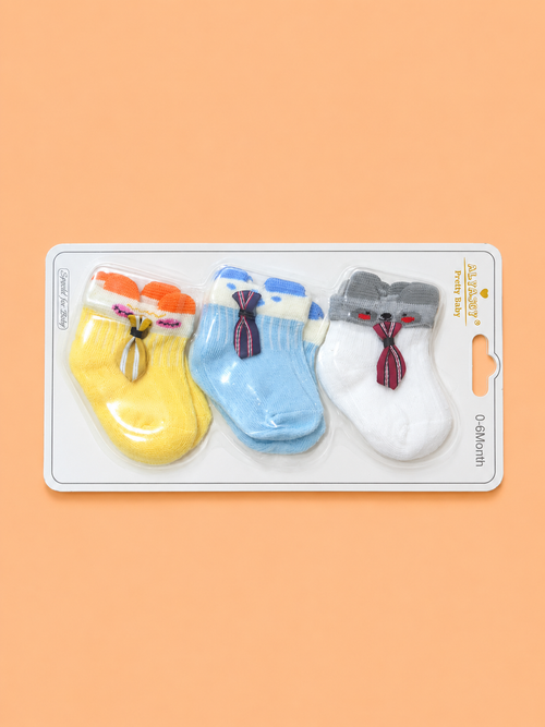 3 Pcs Baby Socks Gift Set