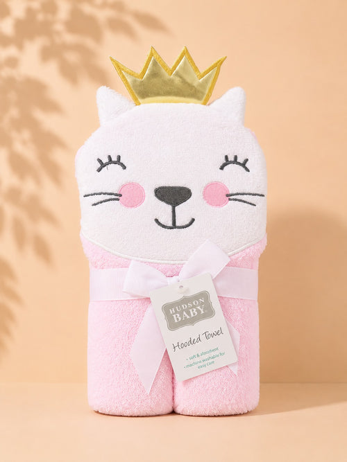 Cat Princess Baby Hooded Bath Towel (76x76)