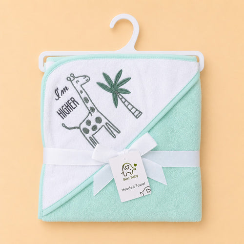 I'm Higher Embroidered Baby Hooded Bath Towel (76x76)