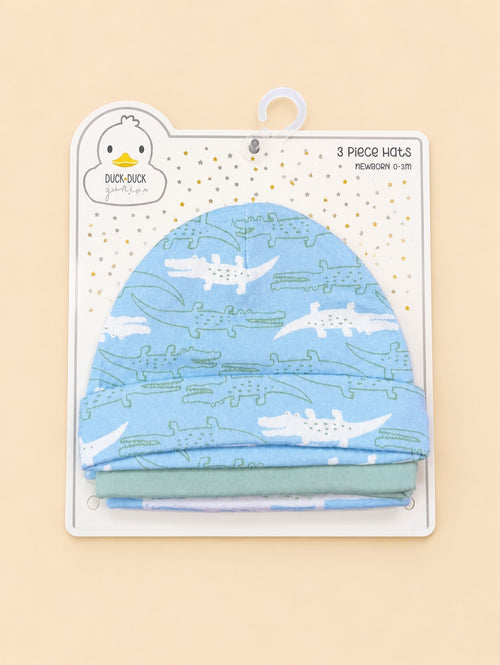 3-Pcs Baby Hats Gift Set