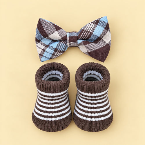 2-Pcs Baby Headband & Sock Gift Set
