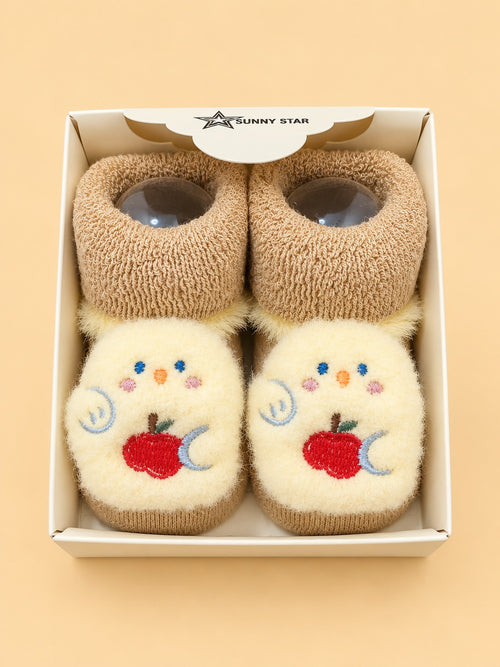 Little Chick Baby Booties Set