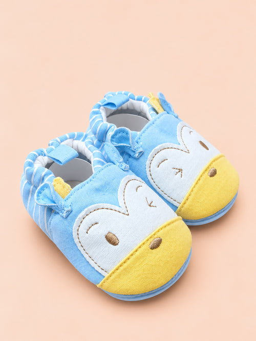 Playful Animal Baby Sneakers (Sky Blue)