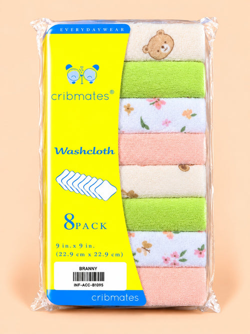 8-Pcs Baby Face Towel Gift Set