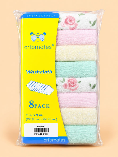 8-Pcs Baby Face Towel Gift Set