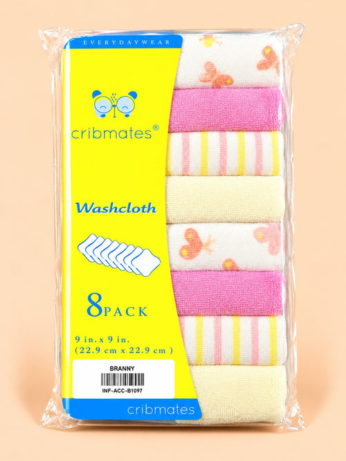 8-Pcs Baby Face Towel Gift Set