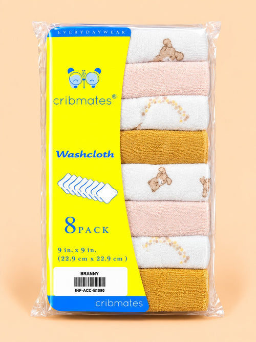8-Pcs Baby Face Towel Gift Set